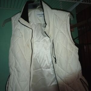 Women's white vest, Calvin Klein